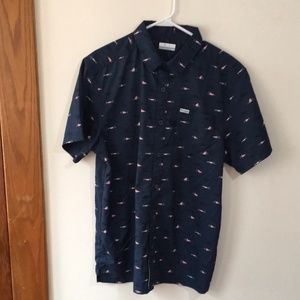 NWOT Performance fishing gear Columbia button down